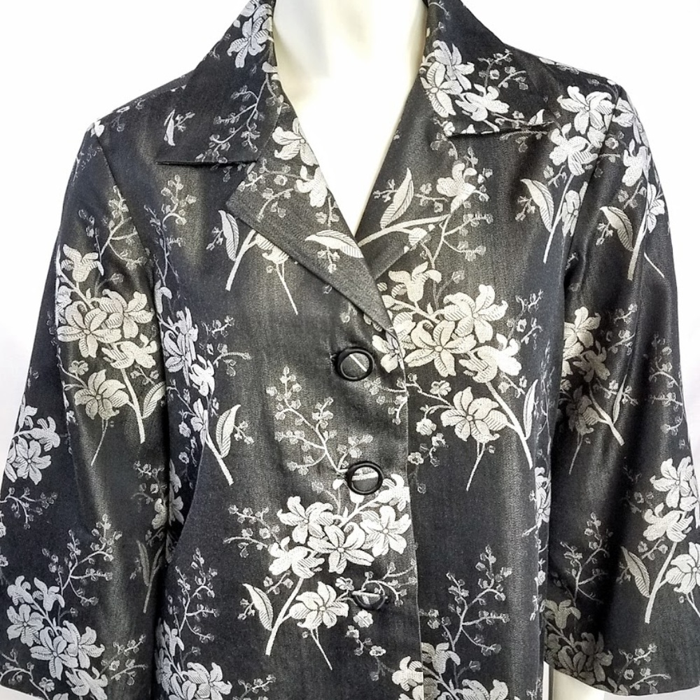 Tommy Bahama Silk Cotton Blazer Jacket Top 4/6 S